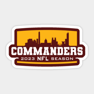 2023 Commanders Sticker